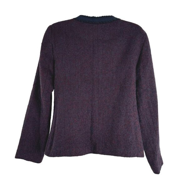 Talbots Tweed Blazer Jacket Womens Size 4 Wool Blend Career Office NWT CJ-1833 - Picture 5 of 8